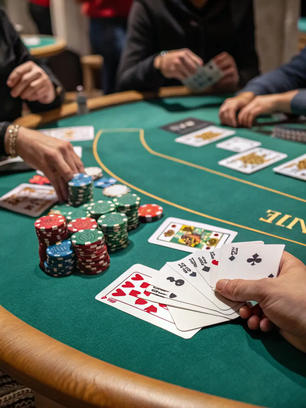 A visually appealing image featuring various poker games available at 38win​, highlighting different poker variants and the strategic depth of the game.